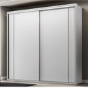 Ver imagem 1 de Guarda-Roupa Casal 2 Portas 6 Gavetas 100% MDF Imperium