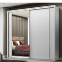 Ver imagem 1 de Guarda-Roupa Casal 100% MDF com Espelho 2 Portas 6 Gavetas Imperium