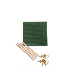 Kit Chapa Perfurada com Sarrafo - 610 X 610 X 3 Mm - Cores - Verde