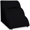 Ver imagem 1 de Escada Pet 46cm Estofada para Cachorro Nuvem R01 Veludo Preto - Annie Decor