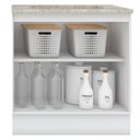 Ver imagem 3 de Balcao com Tampo para Cooktop 2p 80 Cm Americana Branco Calcare Henn