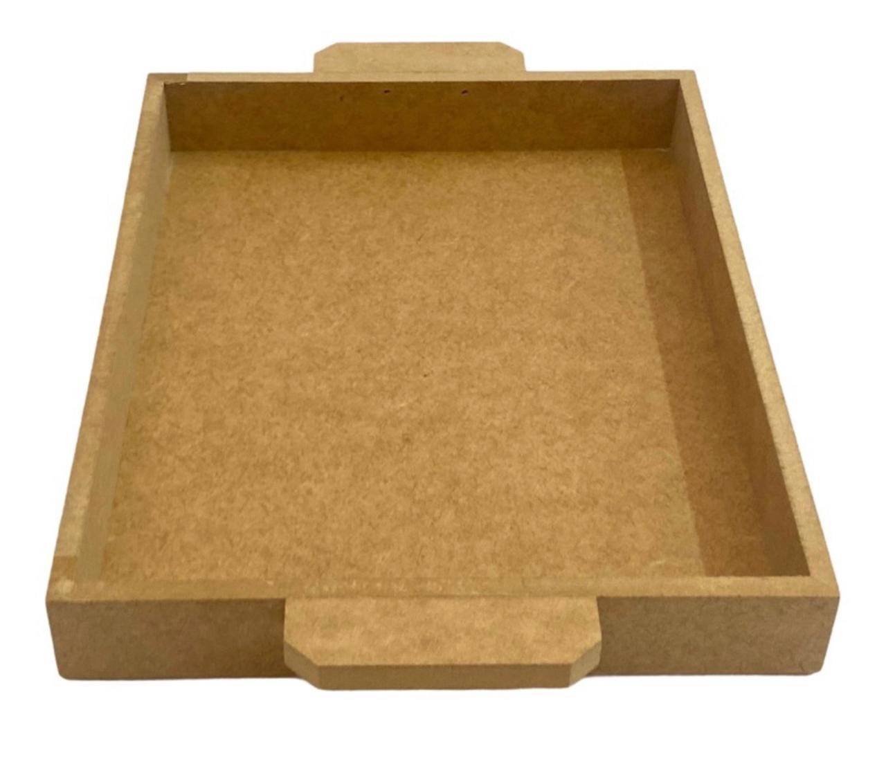 Bandeja Retangular MDF decoração festas  24x19x4 MDF organizadora,cantinho café,cestas,Box,presente,