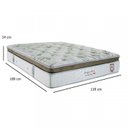 Ver imagem 5 de Cama Box Casal Molas Ensacadas 138x188x34cm Imperatore Eco Bamboo Herval