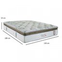Ver imagem 5 de Cama Box Casal  Molas Ensacadas 138x188x34cm Imperatore Eco Bamboo 