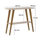 Ver imagem 4 de Aparador Monaco Off White para Sala de Estar e Hall Estiloso