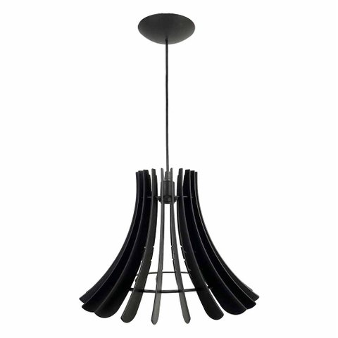 Pendente Ana Clara Ajustável em 3 Posições Utron Preto