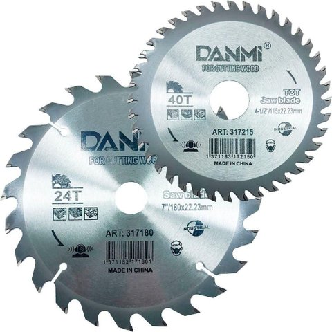Kit 2 Lamina Disco de Corte Aço Prata Circular 115/180mm