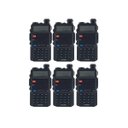Ver imagem 1 de Kit 6 Rádio comunicador Walkie Talkie Profissional Baofeng Dual Band UV-5R C/ Fone de Ouvido Rádio F