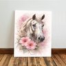 Kit 3 Quadro Decorativo Cavalo Cowboy Menina Rosa Moderno Qualidade Premium 40x28cm - 4