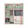 Guarda Roupa Lugano 1 Porta Espelhada Mdf - Mademarcs - 4