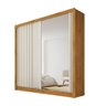 Guarda Roupa Lugano 1 Porta Espelhada Mdf - Mademarcs - 2