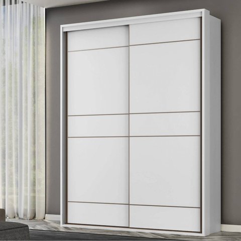 Guarda-Roupa Casal Qualita 100% MDF 2 Portas