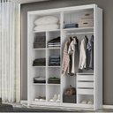 Ver imagem 2 de Guarda-Roupa Casal Qualita 100% MDF 2 Portas