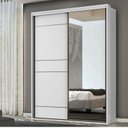 Ver imagem 1 de Guarda-Roupa Solteiro 2 Portas 3 Gavetas 100% MDF Qualita