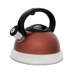 Chaleira Hauskraft Aço Inox C/ Apito 3L Marrom - 1