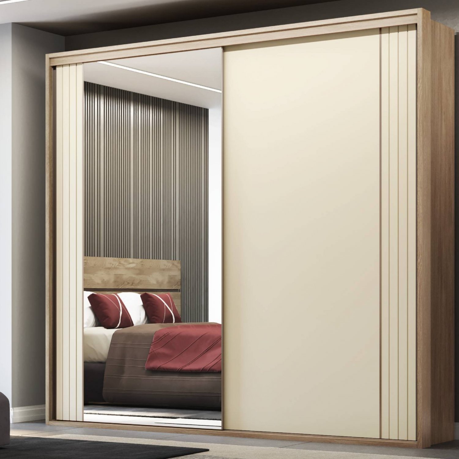 Guarda-Roupa Casal 2 Portas Imperium