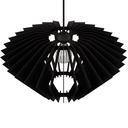 Ver imagem 3 de Luminária Teto tipo Pendente ORNAMENTAL MDF - Completa - Cor: Preta