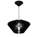 Ver imagem 1 de Luminária Teto tipo Pendente ORNAMENTAL MDF - Completa - Cor: Preta