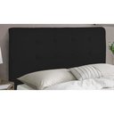 Ver imagem 3 de Cabeceira Para Cama Box Luna King 1,93cm Laminado Preto - FdECOR