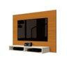 Painel Suspenso Tv até 43 Polegadas 1,20m com Nicho New Fox Cedro/off White - 2