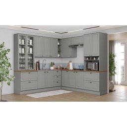 Cozinha Modulada Americana 05 Cinza - Henn - 2