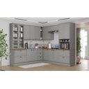 Ver imagem 2 de Cozinha Modulada Americana 05 Cinza - Henn