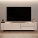 Ver imagem 7 de Rack Tv 75 Pol Orgânico Dion D05 Off White