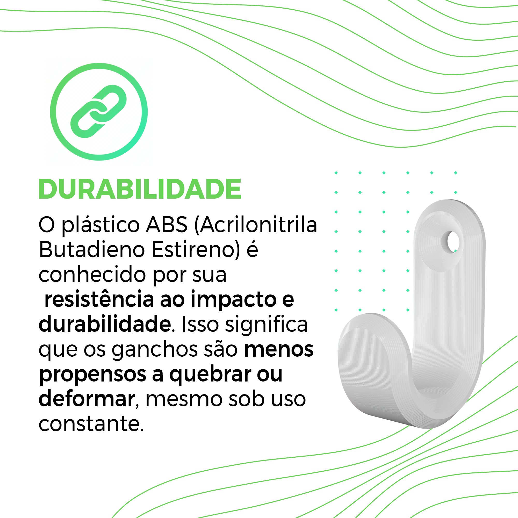 Suporte Versátil: Gancho de Parede para Bolsa, Mochila, Multiuso, Organizador, Jaqueta,toalha-branco - 5