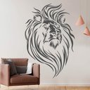 Ver imagem 1 de Adesivo de parede Leão Abstrato-Medio 38x58cm