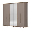 Ver imagem 2 de Guarda-roupa Casal Cantos Arredondados com Ripado Premium