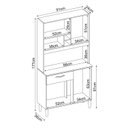 Ver imagem 3 de Cozinha Compacta 4 Portas 1 Gaveta Malta Demóbile