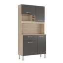 Ver imagem 2 de Cozinha Compacta 4 Portas 1 Gaveta Malta Demóbile