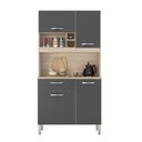 Ver imagem 5 de Cozinha Compacta 4 Portas 1 Gaveta Malta Demóbile