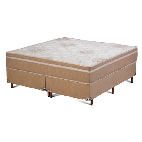 Colchao Casal D45 Perola Premium Bege 138x188x24