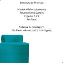 Ver imagem 4 de Puff Banquetas Athena Decorativa Suede