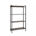 Ver imagem 4 de Kit 2 Estantes para Livros Médias Industrial Aço 4 Prateleiras 160CMX146CM Active Yescasa