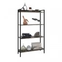 Ver imagem 3 de Kit 2 Estantes para Livros Médias Industrial Aço 4 Prateleiras 146cmx80cm Active Yescasa