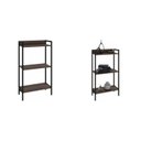 Ver imagem 6 de Kit 2 Estantes para Livros Industrial 3 Prateleiras 104cmx60cm Active Yescasa