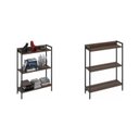 Ver imagem 4 de Kit 2 Estantes para Livros Industrial 3 Prateleiras 104cmx160cm Active Yescasa