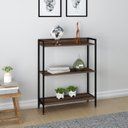 Ver imagem 5 de Kit 2 Estantes para Livros Industrial 3 Prateleiras 104cmx160cm Active Yescasa