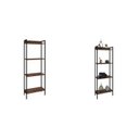 Ver imagem 6 de Kit 2 Estantes para Livros Médias Industrial Aço 4 Prateleiras 120CMX146CM Active Yescasa