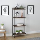 Ver imagem 4 de Kit 2 Estantes para Livros Médias Industrial Aço 4 Prateleiras 146cmx60cm Active Yescasa