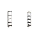 Ver imagem 6 de Kit 2 Estantes para Livros Altas Industrial Aço 5 Prateleiras 187CMX60CM Active Yescasa