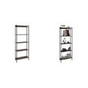 Ver imagem 6 de Kit 2 Estantes para Livros Altas Industrial Aço 5 Prateleiras 187cmx80cm Active Yescasa