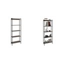 Ver imagem 6 de Kit 2 Estantes para Livros Altas Industrial Aço 5 Prateleiras 160CMX187CM Active Yescasa