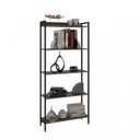 Ver mais imagens de Kit 2 Estantes para Livros Altas Industrial Aço 5 Prateleiras 160CMX187CM Active Yescasa