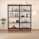 Ver imagem 1 de Kit 2 Estantes para Livros Altas Industrial Aço 5 Prateleiras 160CMX187CM Active Yescasa