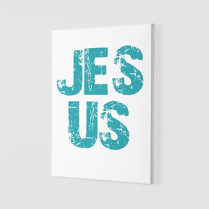Quadro Placa Decorativa - Jesus -tamanho 30x45cm