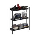 Ver imagem 7 de Kit 2 Estantes para Livros Industrial 3 Prateleiras 160CMX104CM Active Yescasa Preto/Ônix