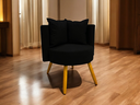 Ver imagem 6 de Kit 2 Poltronas Isah – Decorativas e Estofadas de Luxo - Preto
